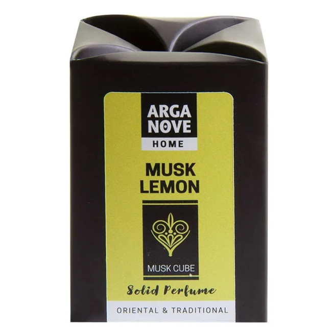 Musk Lemon 25g Arganove – perfum w kostce do domu i kominka