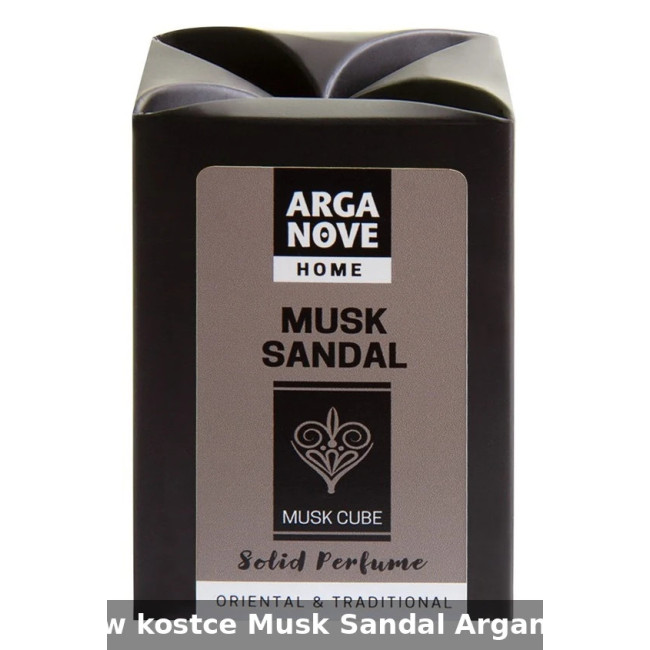 Perfum w kostce Musk Sandal Arganove 25 g – zapach do domu