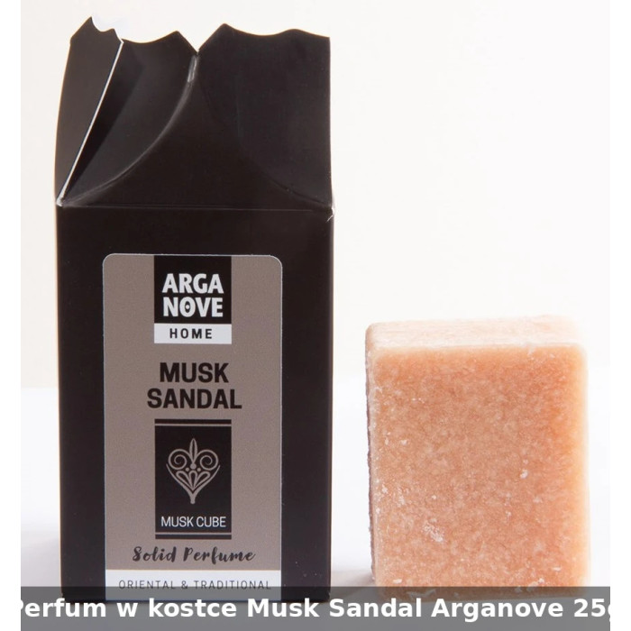 Perfum w kostce Musk Sandal Arganove 25 g – zapach do domu