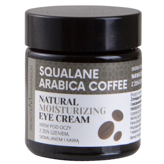 Krem pod oczy ze skwalanem i kawą 30 ml Beaute Marrakech