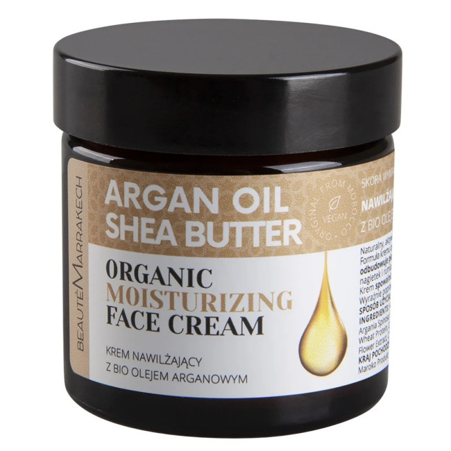 Krem nawilżający argan masło shea 50 ml Beaute Marrakech