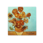 Deska szklana Van Gogh Słoneczniki 30x30 cm CARMANI