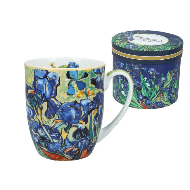 Kubek porcelanowy Van Gogh Irysy 400 ml CARMANI prezent