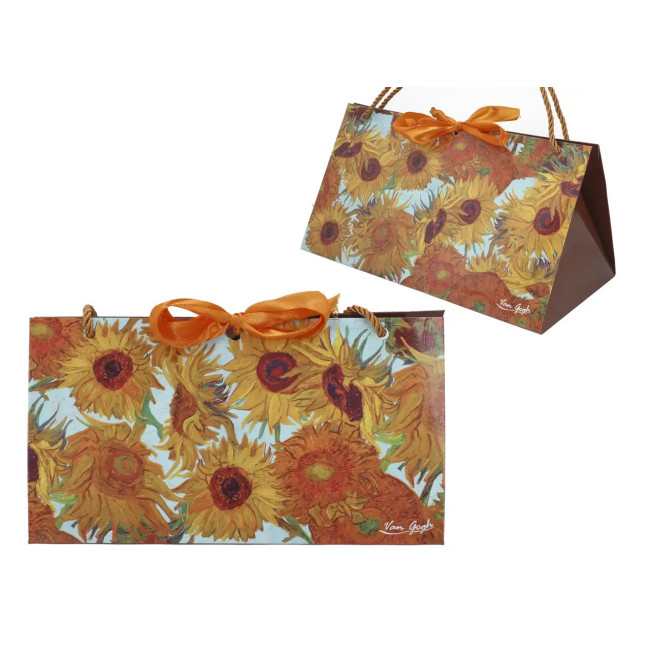 Torebka prezentowa Van Gogh Słoneczniki 17x31 CARMANI