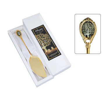 Łopatka do ciasta Klimt Drzewo życia złota CARMANI