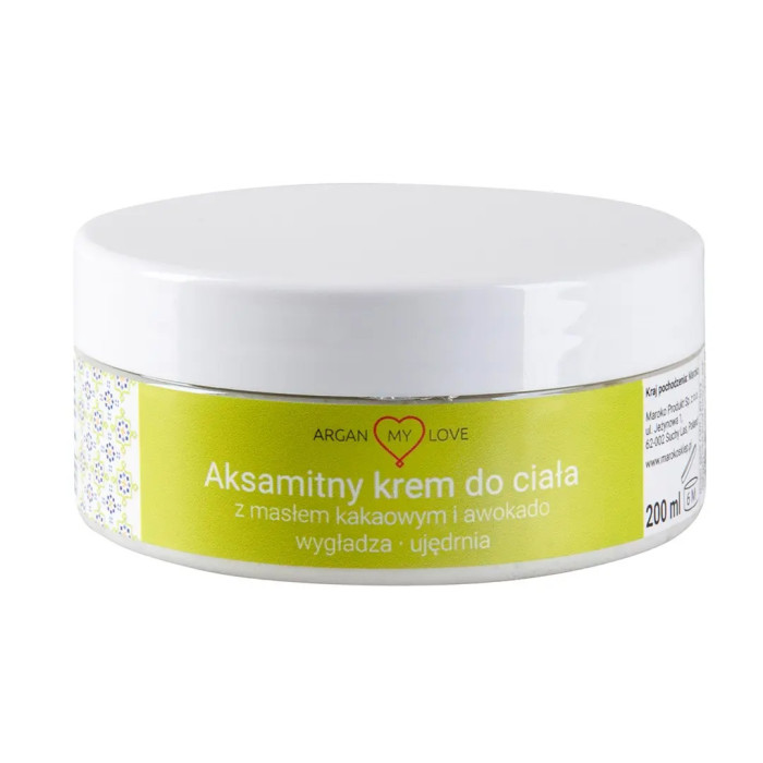Krem do ciała masło kakaowe i awokado 200 ml ARGAN MY LOVE