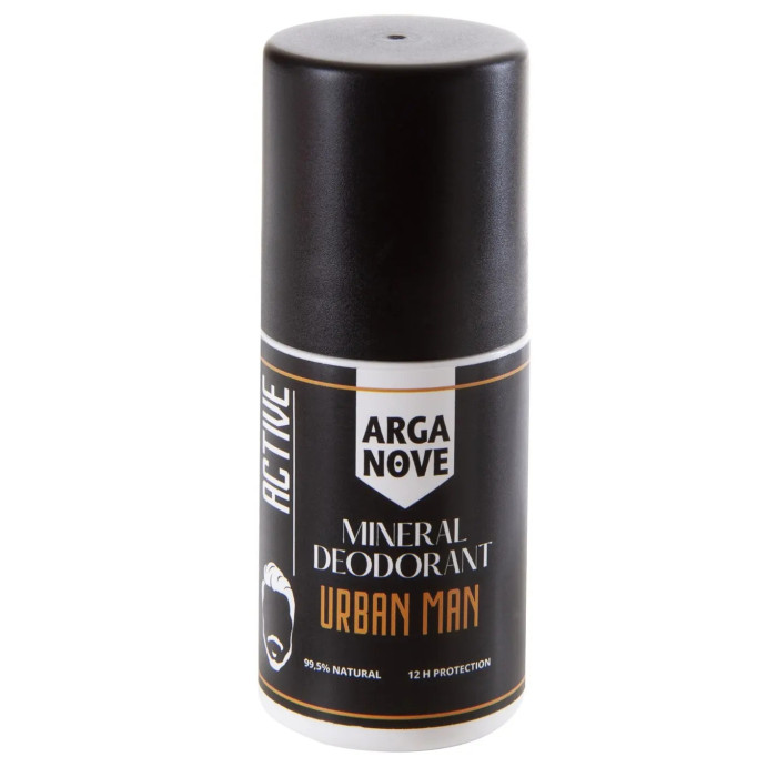 Dezodorant mineralny URBAN MEN 50 ml ARGANOVE roll-on