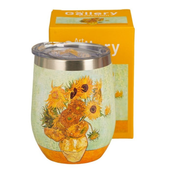 Kubek termiczny Słoneczniki Van Gogh DUO 330 ml 2