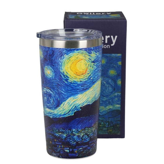 Kubek termiczny Gwiaździsta noc Van Gogh DUO 600 ml