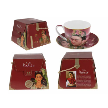 Filiżanka ze spodkiem Frida Kahlo CARMANI 410 ml 2