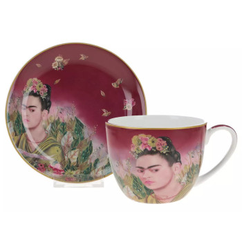 Filiżanka ze spodkiem Frida Kahlo CARMANI 410 ml