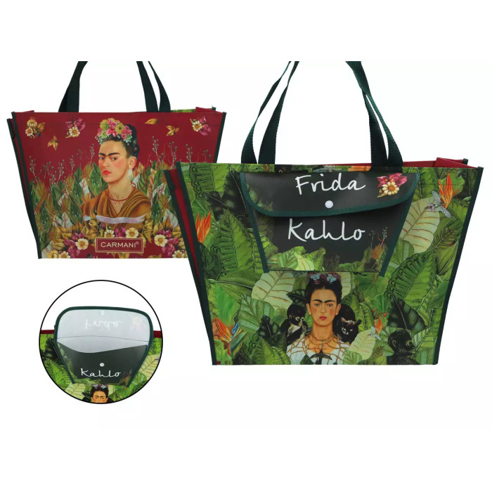 Torba zakupowa z kieszonką Frida Kahlo CARMANI