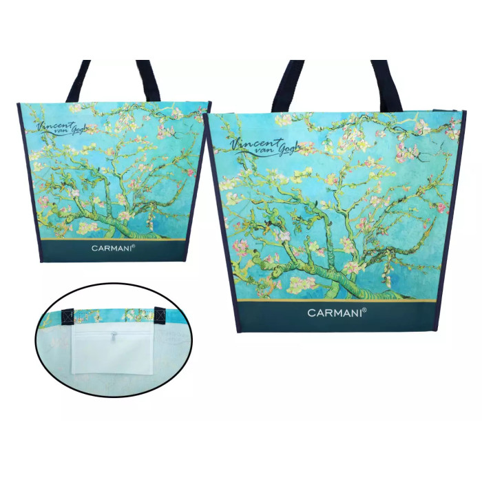 Torba zakupowa Vincent van Gogh Kwitnący Migdałowiec CARMANI
