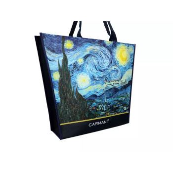 Torba zakupowa Vincent van Gogh Taras Kawiarni i Gwiaździsta Noc CARMANI
