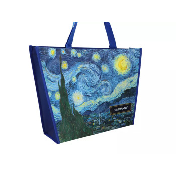Torba zakupowa Vincent van Gogh Gwiaździsta Noc nad Rodanem CARMANI 2
