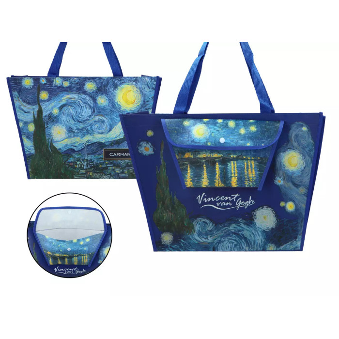 Torba zakupowa Vincent van Gogh Gwiaździsta Noc nad Rodanem CARMANI
