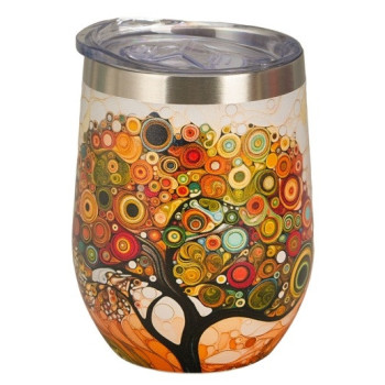 Kubek termiczny Magiczne Drzewo DUO 330 ml stal nierdzewna 18/8 2