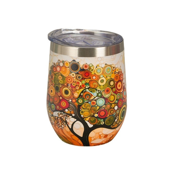 Kubek termiczny Magiczne Drzewo DUO 330 ml stal nierdzewna 18/8