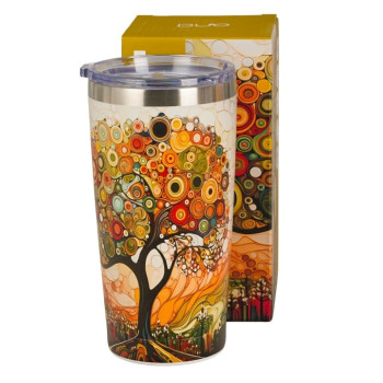 Kubek termiczny Magiczne Drzewo DUO 600 ml stal nierdzewna 18/8