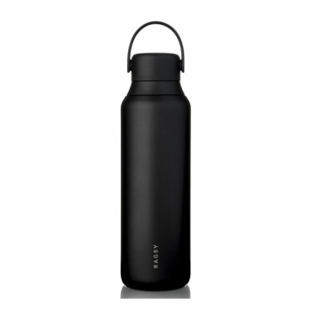 Butelka termiczna Ragsy MOSHI Black 600 ml z ceramicznym wnętrzem