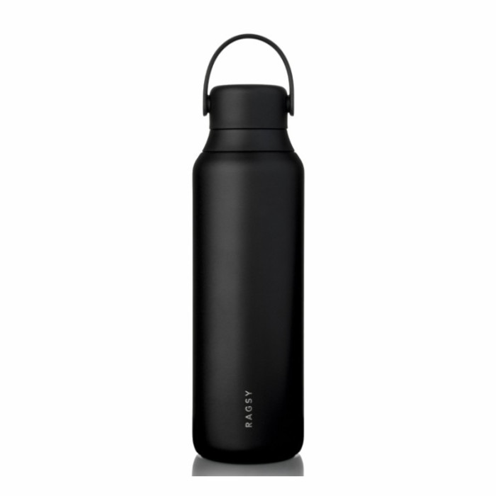 Butelka termiczna Ragsy MOSHI Black 600 ml z ceramicznym wnętrzem