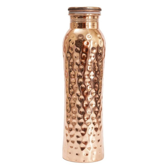 Butelka miedziana Forrest & Love Hammered Curve 900 ml