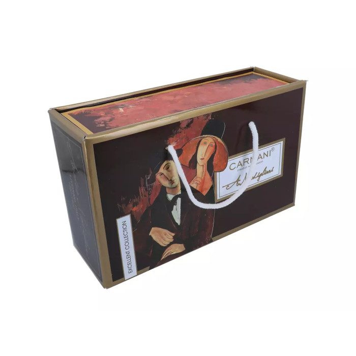 Filiżanki ze spodkami Modigliani 2x250 ml CARMANI