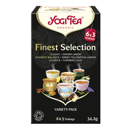 Zestaw herbat FINEST SELECTION 18 torebek YOGI TEA