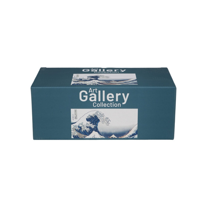 Filiżanka z talerzykiem Hokusai Wielka Fala 450 ml DUO