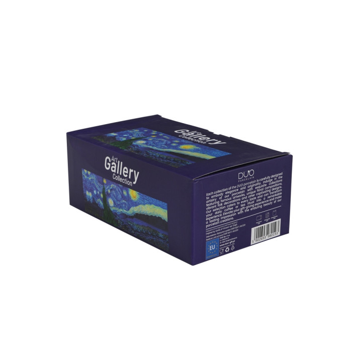 Filiżanka z talerzykiem Van Gogh Gwiaździsta Noc 450 ml DUO porcelana