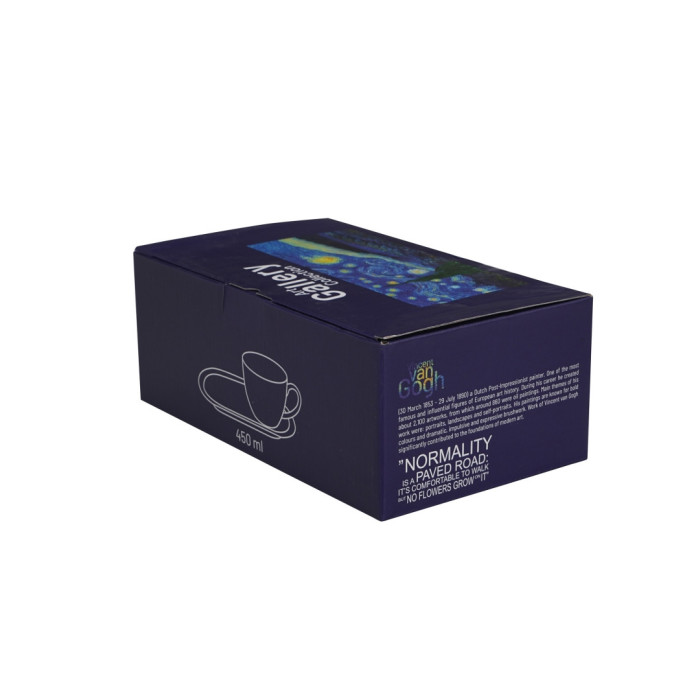 Filiżanka z talerzykiem Van Gogh Gwiaździsta Noc 450 ml DUO porcelana