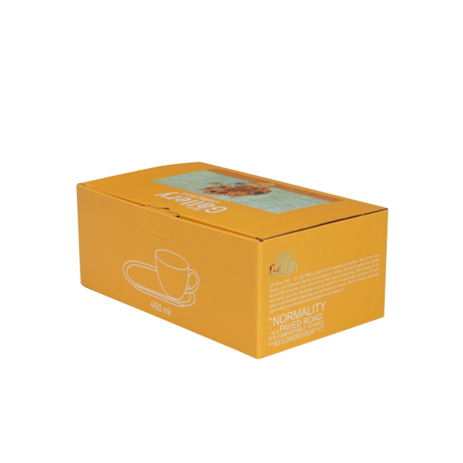 Filiżanka z talerzykiem Van Gogh Słoneczniki 450 ml DUO porcelana