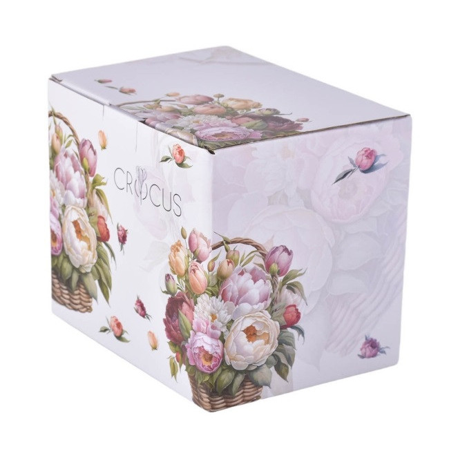 Czajniczek z podgrzewaczem Piwonie 1200 ml DUO porcelana New Bone China