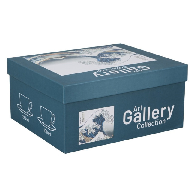 Komplet 2 filiżanek Hokusai Wielka Fala 270 ml DUO