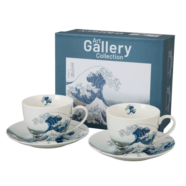 Komplet 2 filiżanek Hokusai Wielka Fala 270 ml DUO