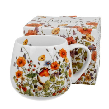 Kubek z rudzikiem 430 ml DUO | Porcelana New Bone China 2
