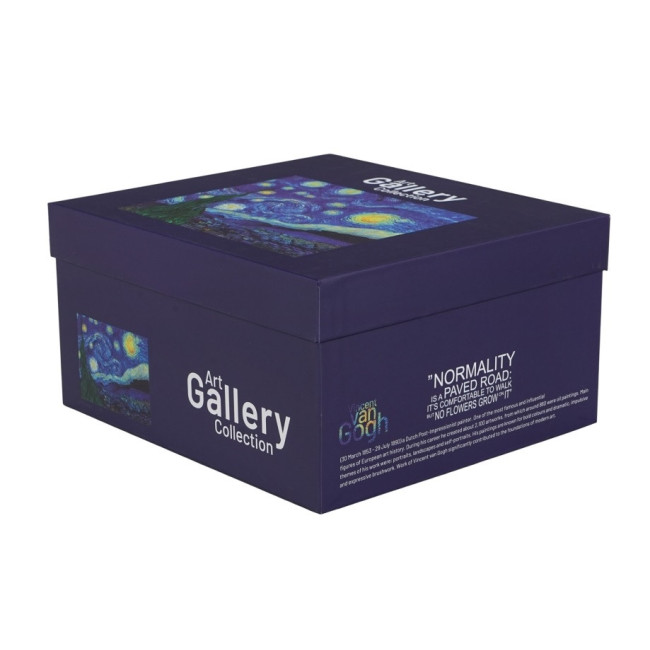 Zestaw z dzbankiem z zaparzaczem i 2 kubkami Gwiaździsta Noc Van Gogh DUO