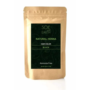 Henna do włosów Czarna 100 g Soil&Earth | Naturalna farba