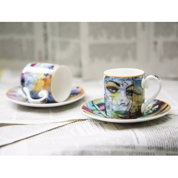 Zestaw 2 filiżanek espresso Loui Jover 100 ml CARMANI 2