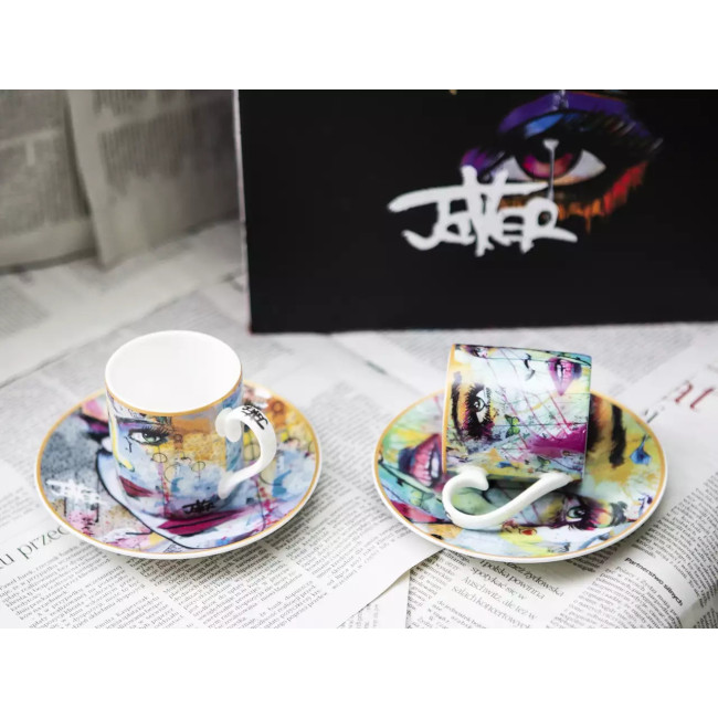 Zestaw 2 filiżanek espresso Loui Jover 100 ml CARMANI