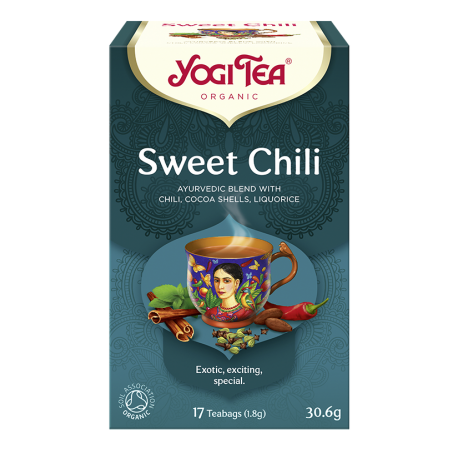 Herbata SWEET CHILI Słodka chili 17 torebek YOGI TEA