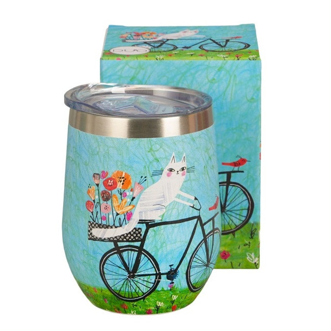 Kubek termiczny Kot na Rowerze 330 ml DUO