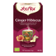 Herbata GINGER HIBISCUS Imbir z hibiskusem 17 torebek YOGI TEA