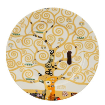 2 talerze deserowe Klimt Drzewo Życia 19,2 cm DUO 2