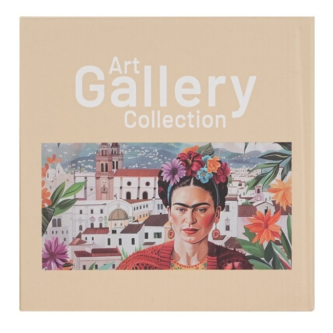 2 talerze deserowe Frida Mexican Art 19,2 cm