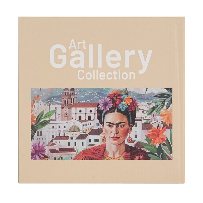 2 talerze deserowe Frida Mexican Art 19,2 cm