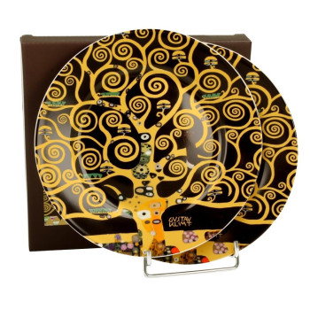 Talerze Drzewo Życia Gustav Klimt 2 szt. 19,2 cm