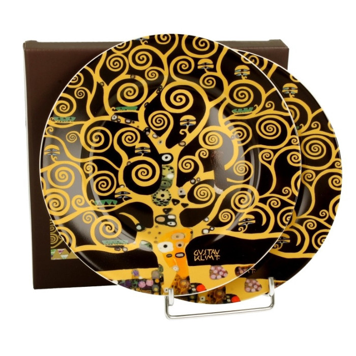 Talerze Drzewo Życia Gustav Klimt 2 szt. 19,2 cm