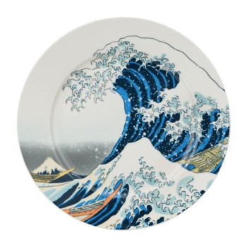 Talerze Wielka Fala Hokusai 2 szt. 19,2 cm 2