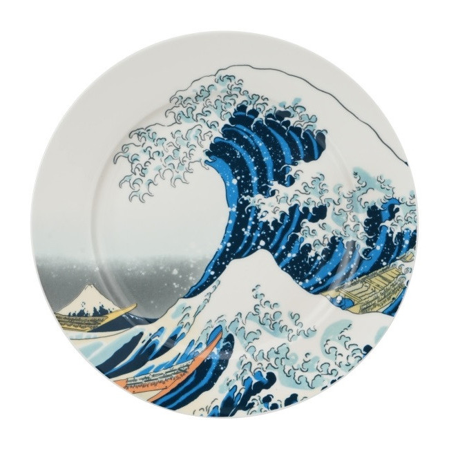 Talerze Wielka Fala Hokusai 2 szt. 19,2 cm